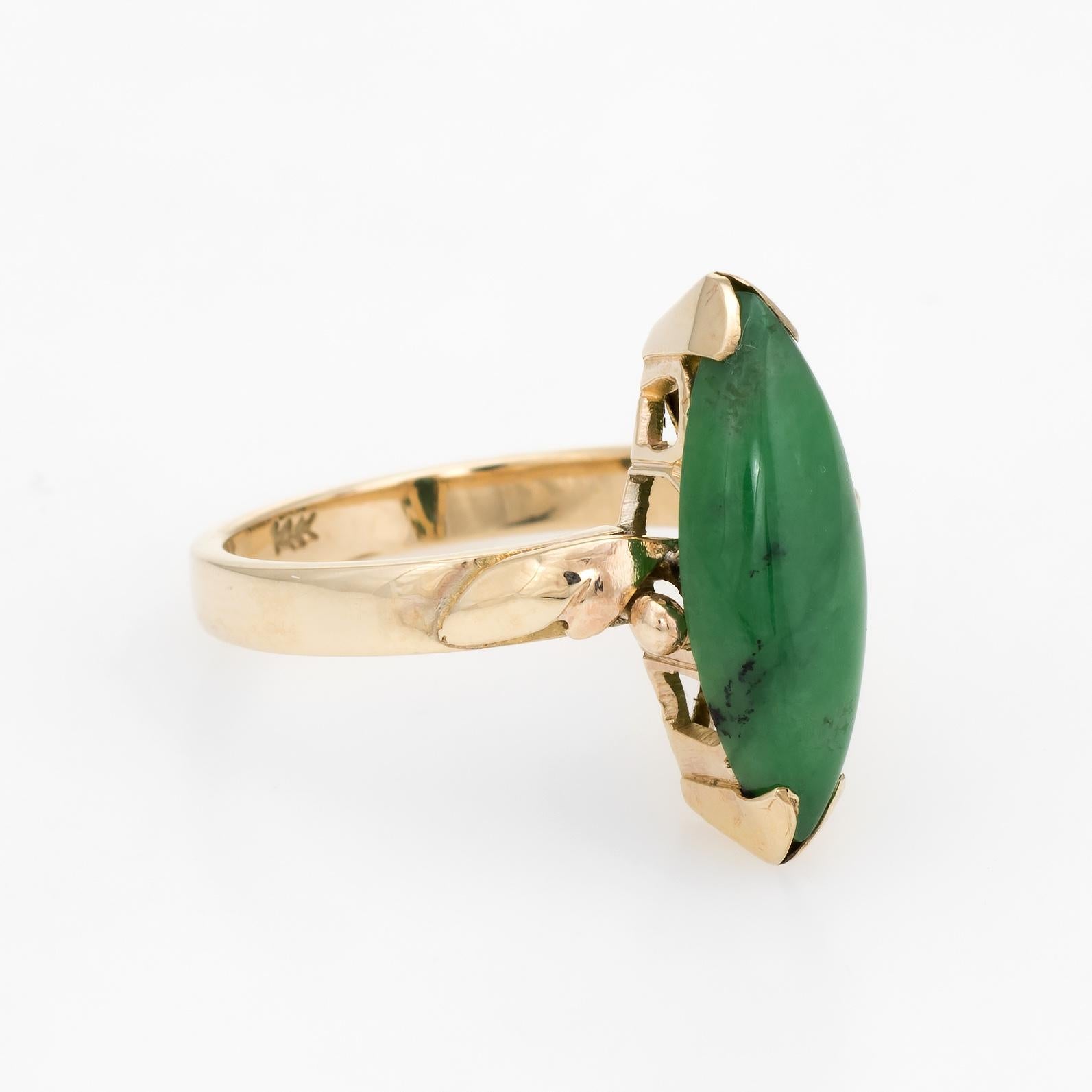 marquise jade ring