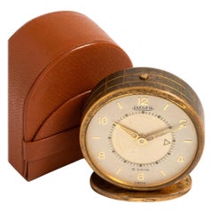 Vintage Jaeger 8 Days Alarm Clock, Fully Serviced, Circa 1950's