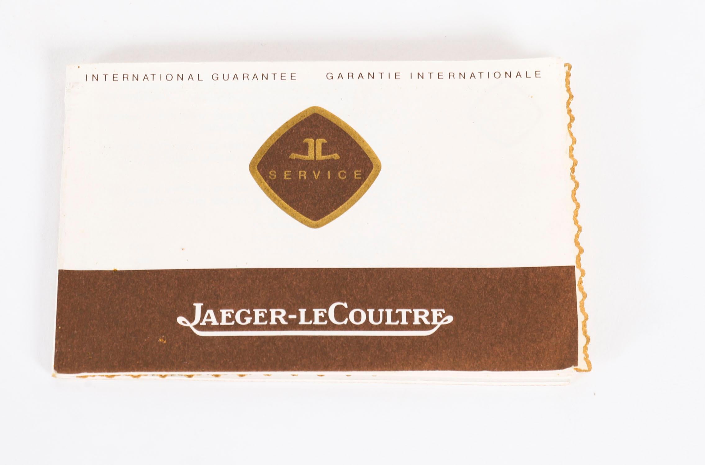 Jaeger le Coultre Lapis Lazuli Mantel Clock d'epoca 20° Secolo in vendita 8