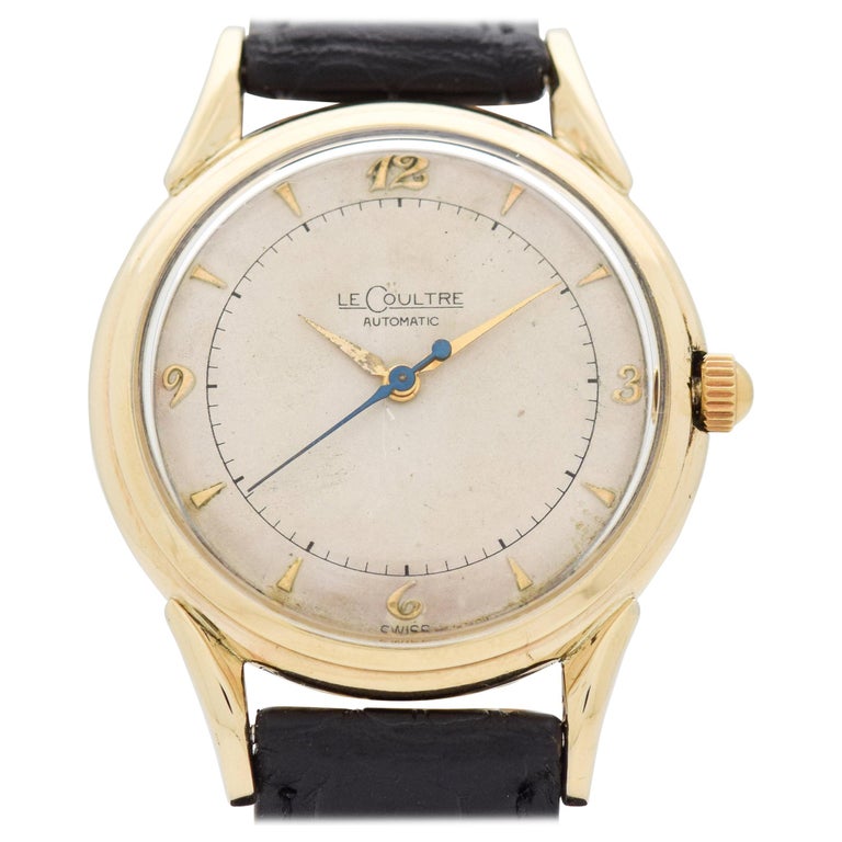 Vintage JaegerLeCoultre Bumper Automatic Watch, 1940s1950s For Sale