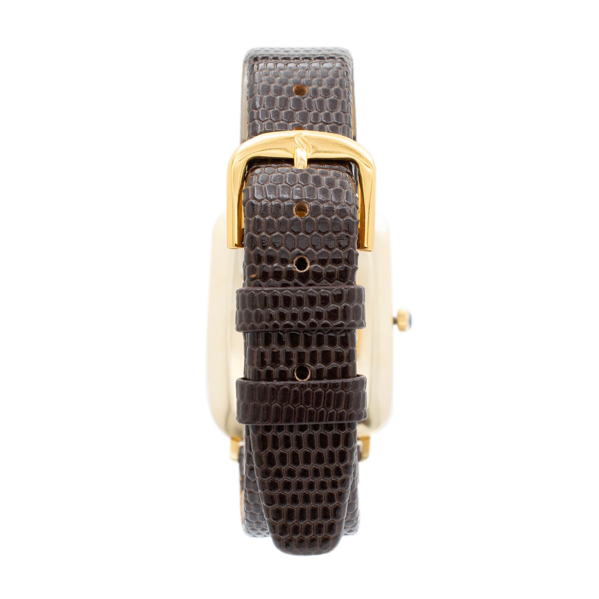 Jaeger Lecoultre Vintage Handaufzug Vouge Tank 818 28MM 14K Golduhr mit Handaufzug (Rundschliff)