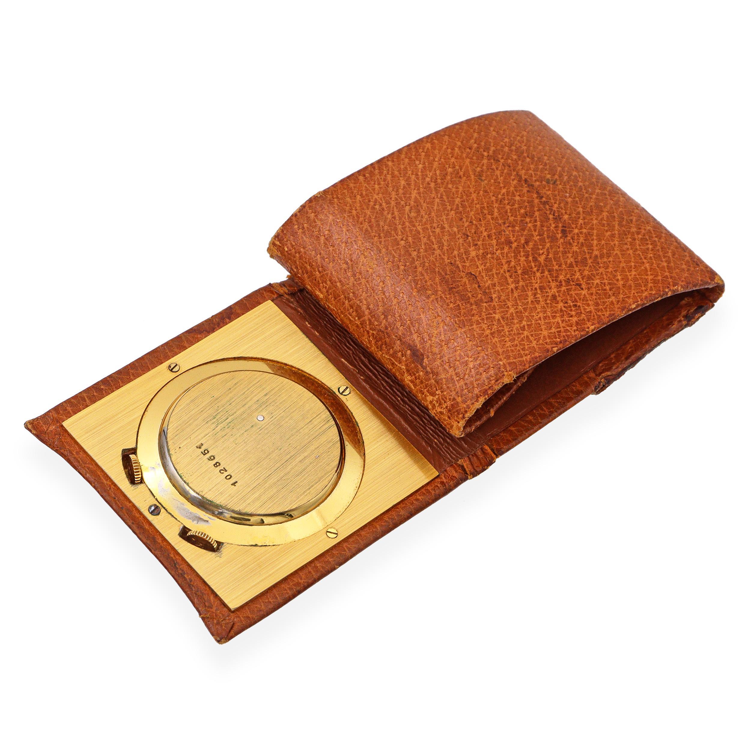 Reloj despertador de viaje vintage Jaeger-LeCoultre Memovox Moderno en venta