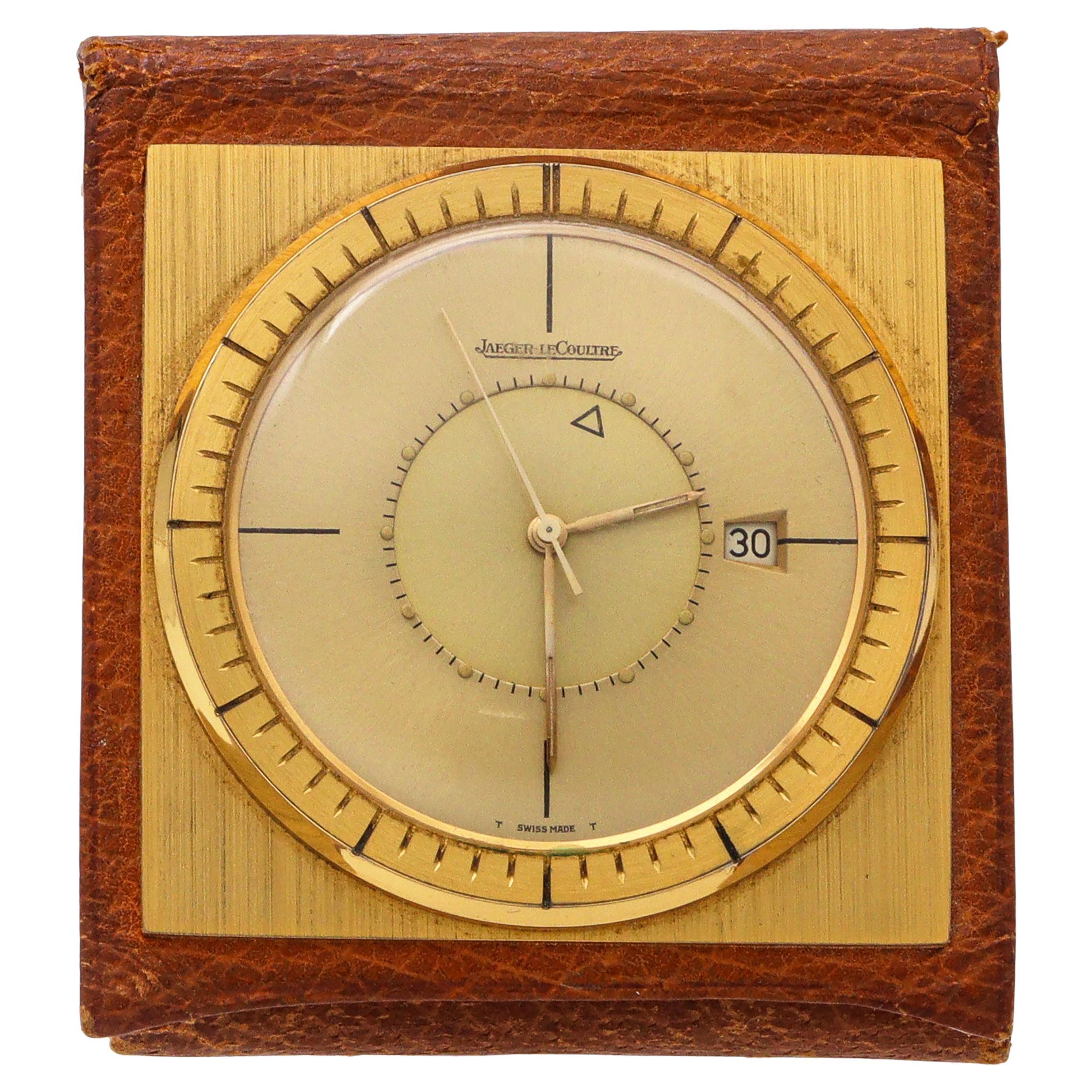 Reloj despertador de viaje vintage Jaeger-LeCoultre Memovox en venta