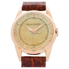 Vintage Jaeger-LeCoultre Midsize 18 Karat Rose Gold Watch, 1960s