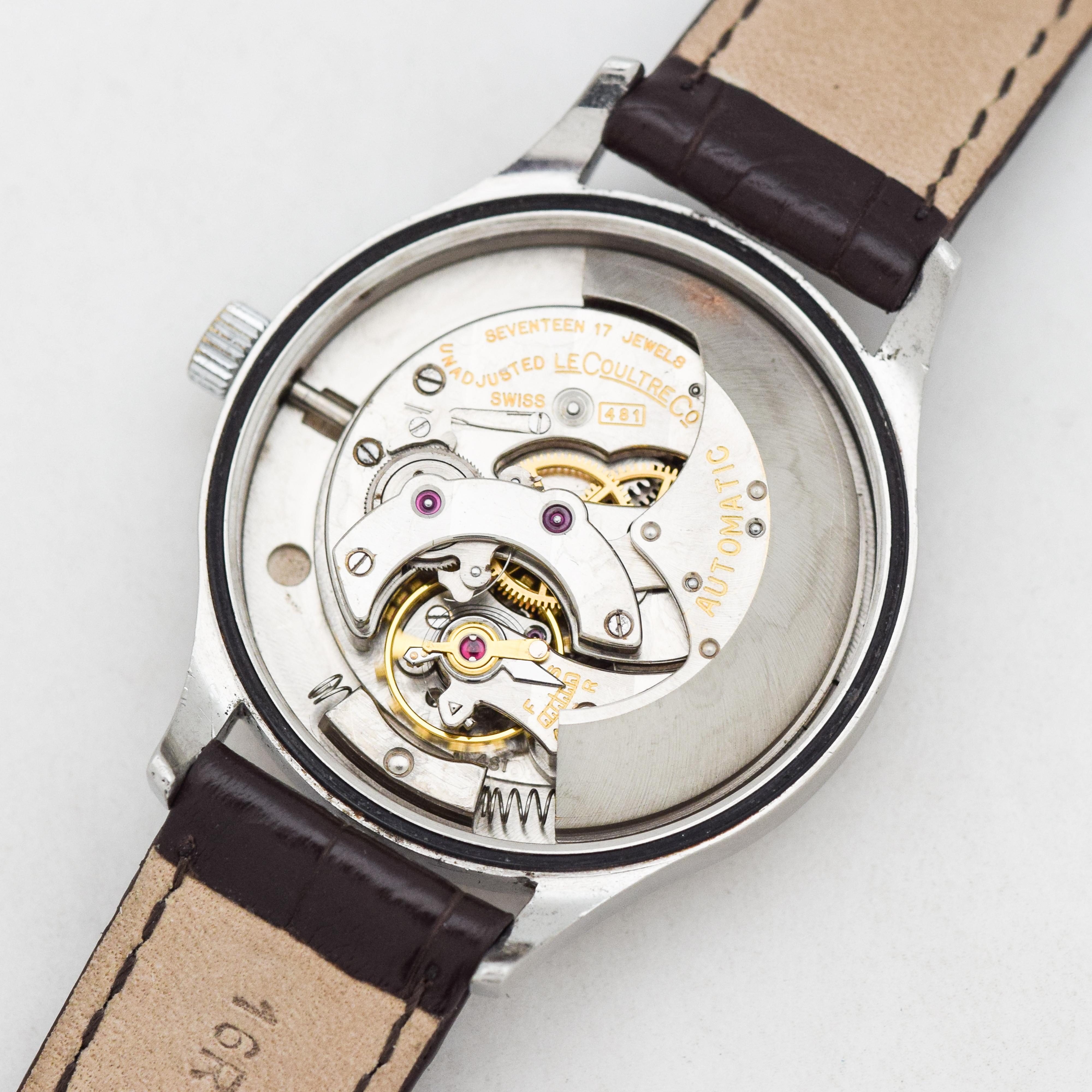 Vintage Jaeger-LeCoultre Power Reserve Automatic, 1950s For Sale 3