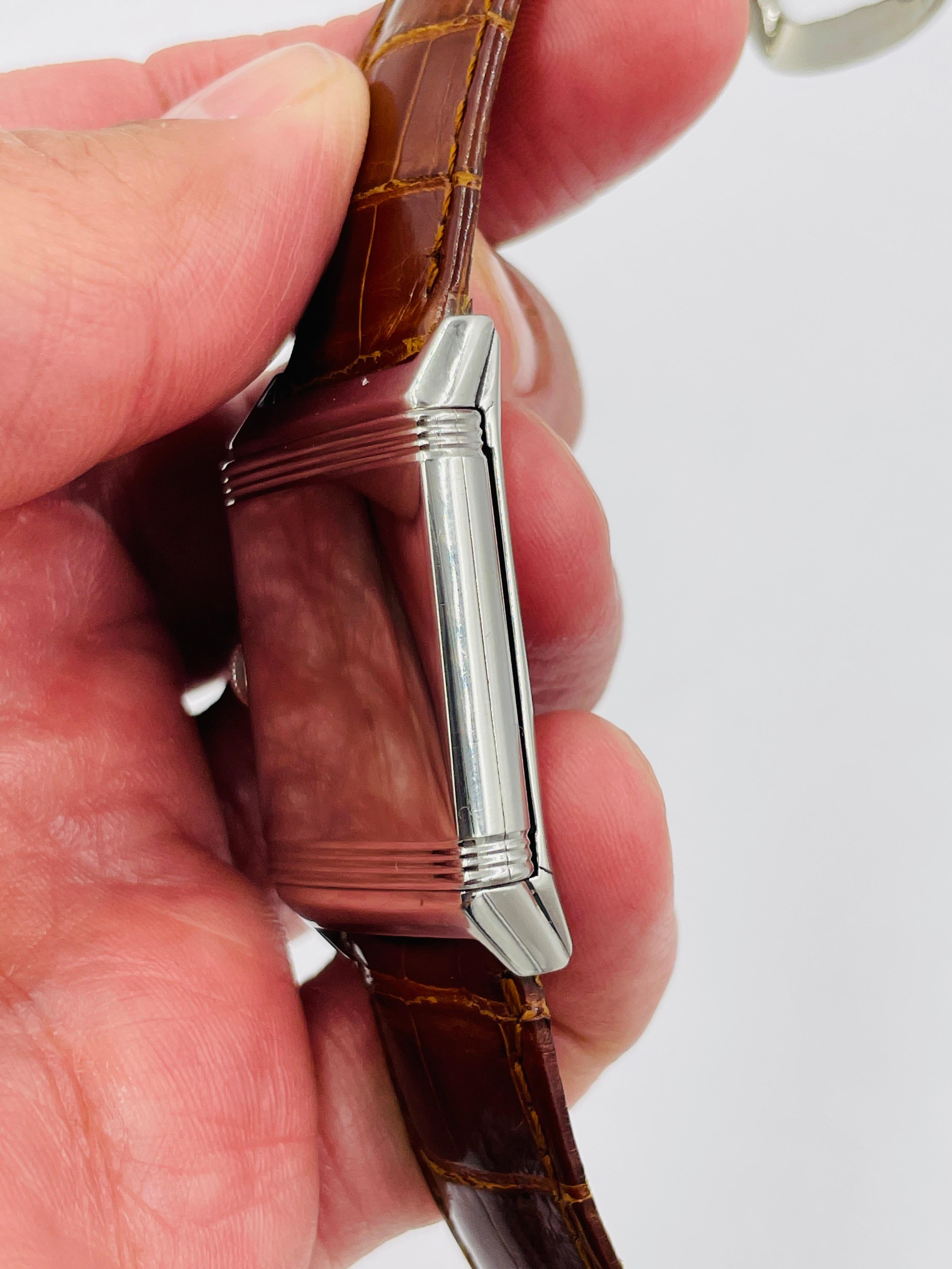 Jaeger LeCoultre Reverso Stahlarmbanduhr, Vintage 3