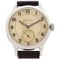 Orologio d'epoca Jaeger-LeCoultre in acciaio inossidabile, anni '40