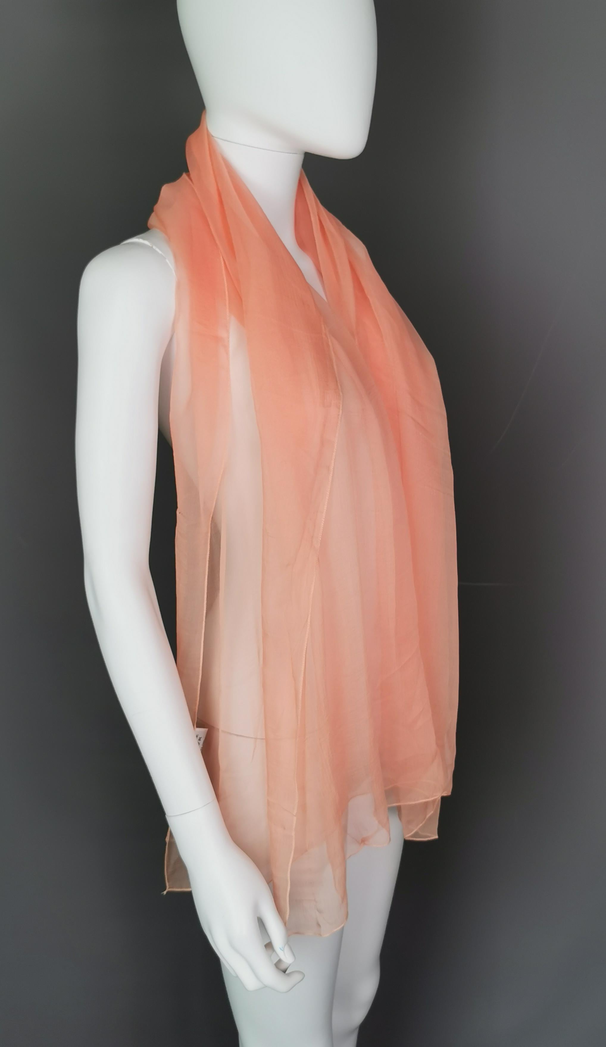 vintage jaeger silk scarf