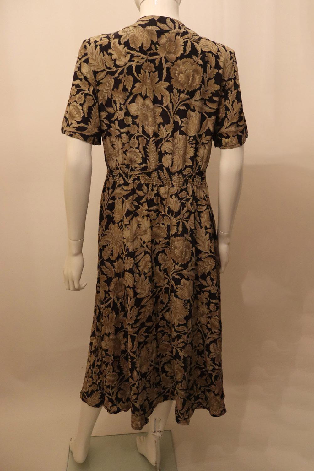 Vintage Jaeger Silk Dress For Sale 1