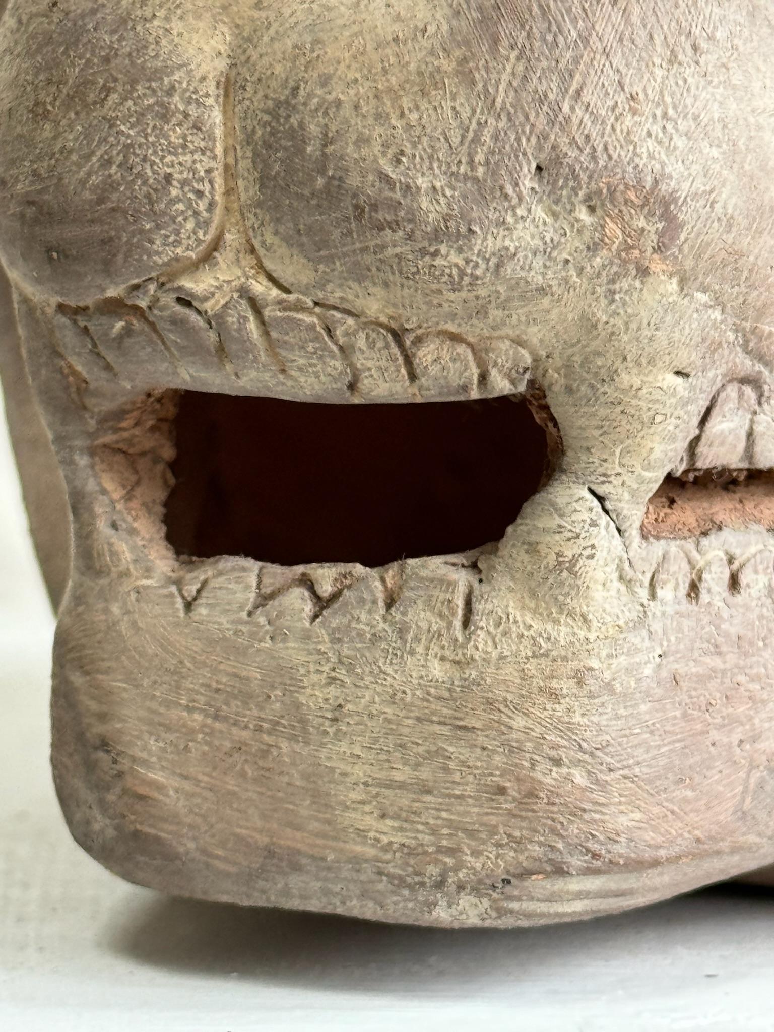 Argilla Vaso Jaguar d'epoca nello stile del vaso zoomorfo del Tabasco in vendita