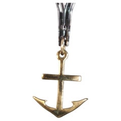 Vintage James Avery 14K Gold Anchor Cross Pendant Charm Retired Signed RARE 2.3g