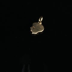 Vintage James Avery 14K Gold Boy Charm Pendant Child Silhouette 1.1g RETIRED