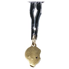 Vintage James Avery 14K Gold Boy Charm Pendant Child Silhouette 1.1g RETIRED