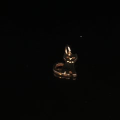 Vintage James Avery 14K Gold Kitty Cat Charm Pendant Retired Signed JA 2.0g