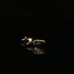 Vintage James Avery 14K Yellow Gold Heel Pump Shoe Charm Pendant 3.6g Retired