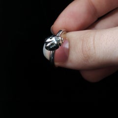 Vintage James Avery 3D Ladybug Ring Sterling Silver 925 Size 6 Retired 3.5g RARE