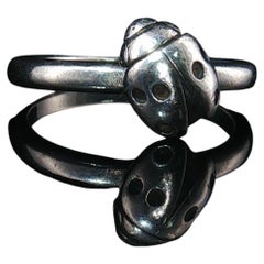 Vintage James Avery 3D Ladybug Ring Sterling Silver 925 Size 6 Retired 3.5g RARE