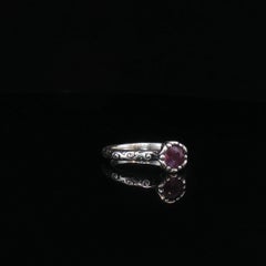 Anello vintage James Avery con topazio Mystic e fascia in argento sterling con finitura milgrain, misura 4,75