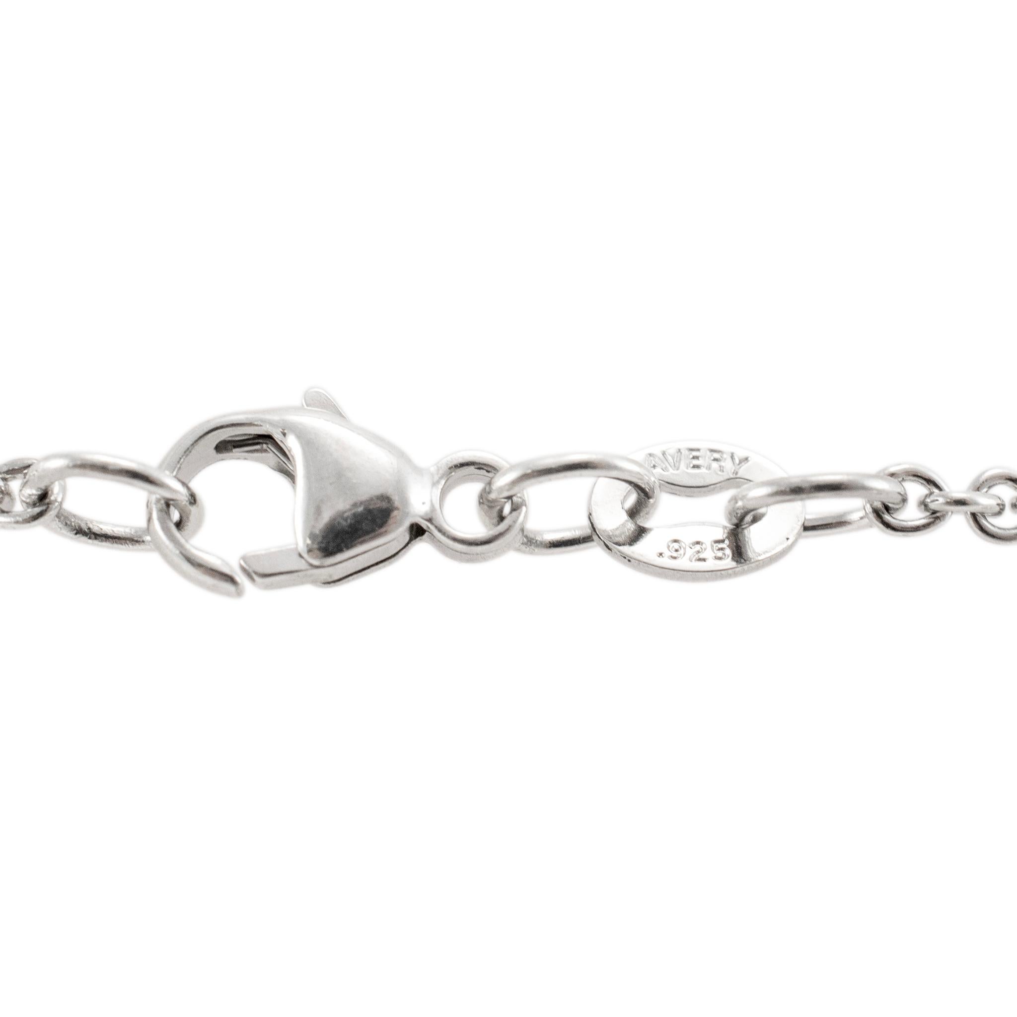 Vintage James Avery Ausgeschieden 925 Silber & Bronze Puerto de Luna Anhänger Halskette 1