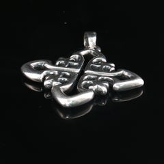 Vintage James Avery Sterling Silver Openwork Cross Pendant Large 11.4g 35mm