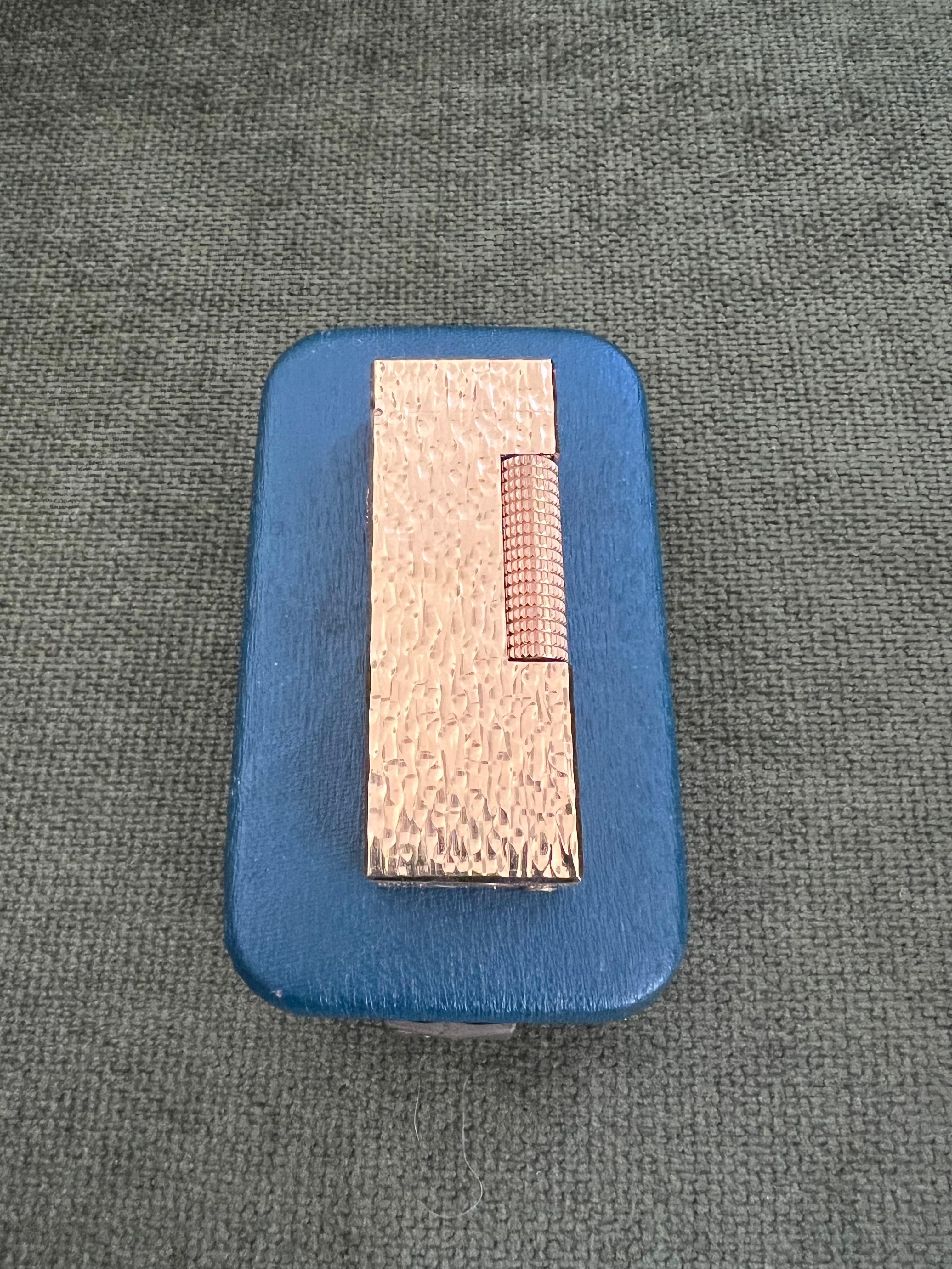 Vintage James Bond Dunhill vergoldetes Original-Wolkenetui, Vintage, James Bond, um 1970 für Damen oder Herren