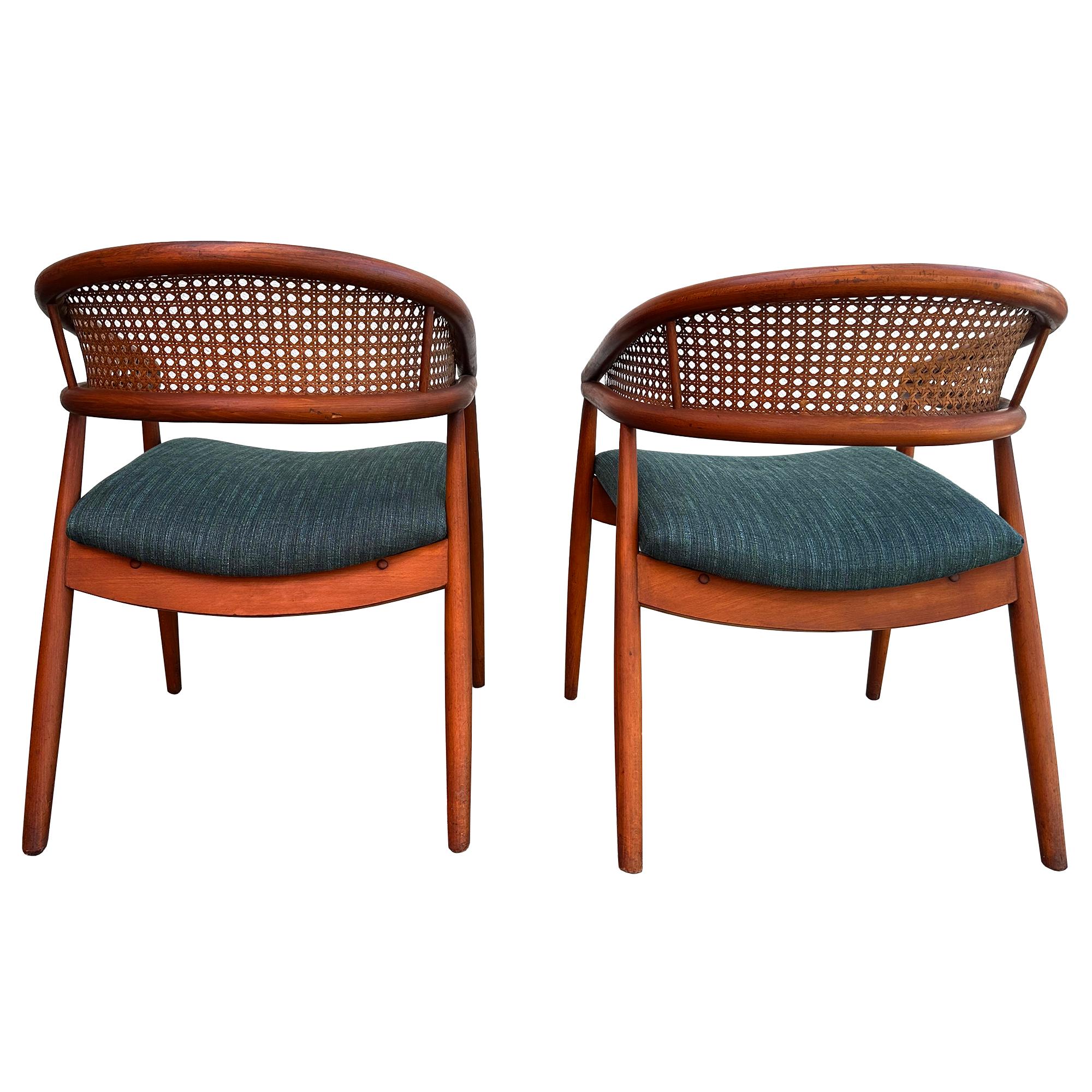 Vintage James Mont King Cole Lounge Chairs Paar Mid Century Modern (Moderne der Mitte des Jahrhunderts) im Angebot