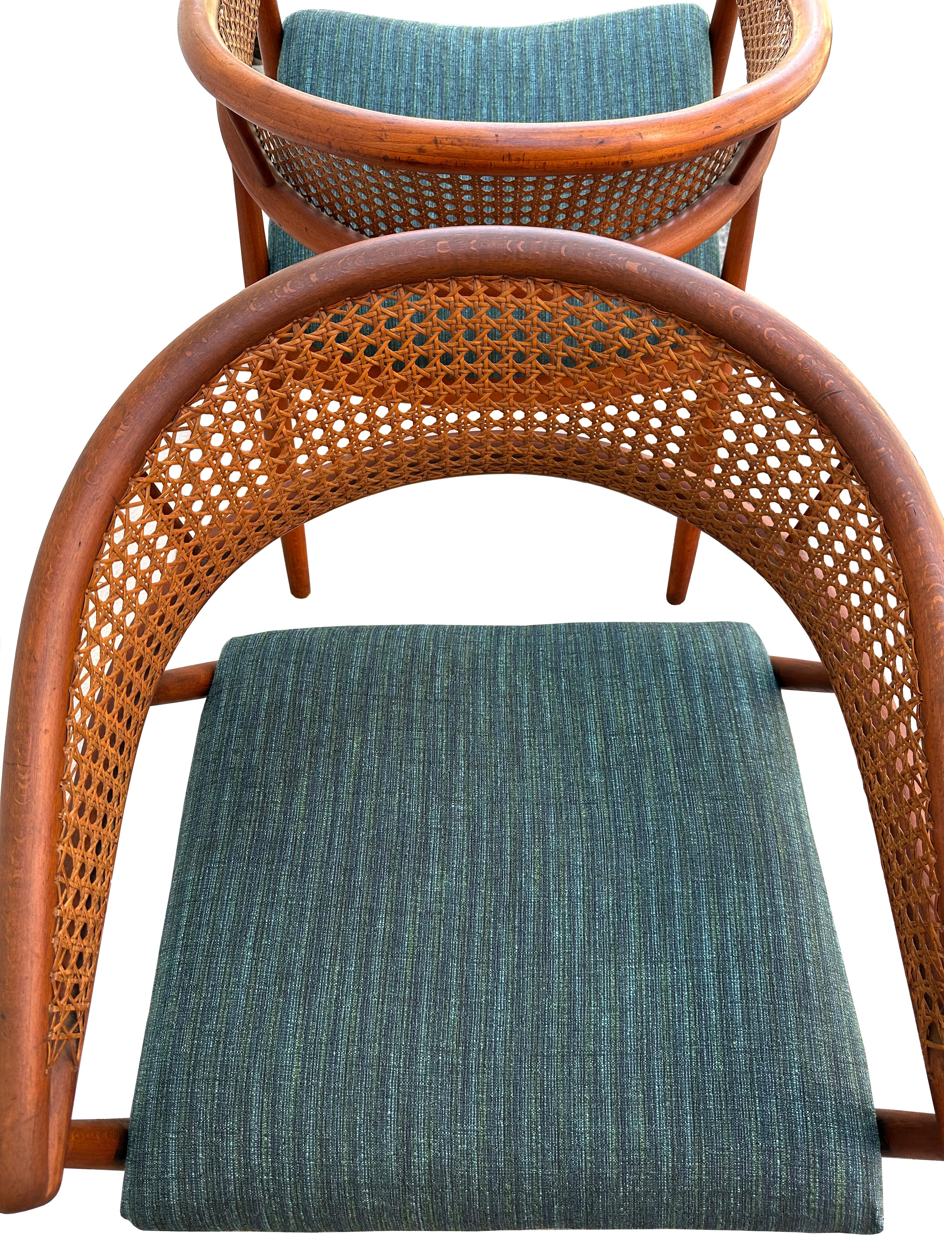 Vintage James Mont King Cole Lounge Chairs Paar Mid Century Modern im Zustand „Gut“ im Angebot in Lake Worth, FL