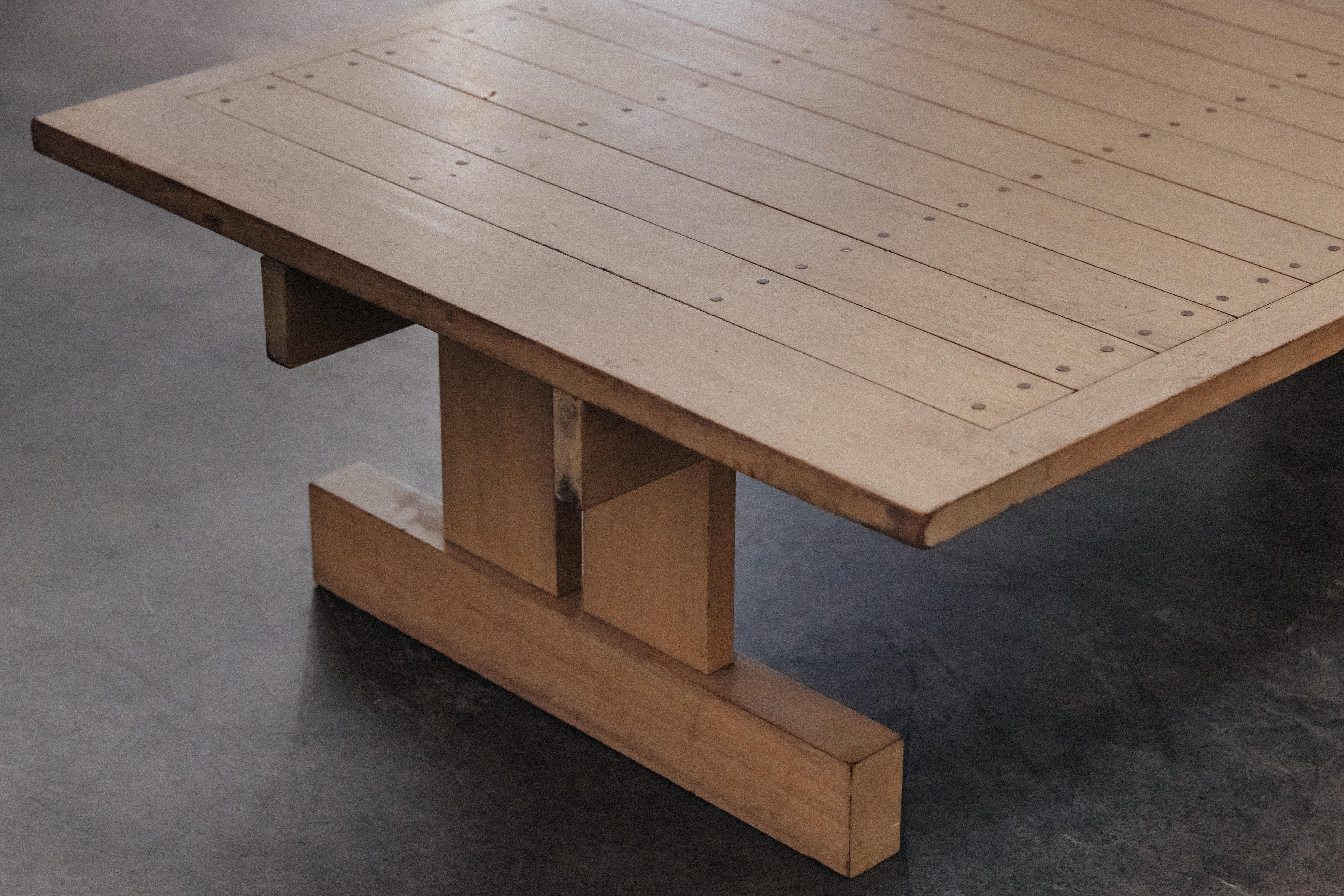 Vintage Jan De Jong Couchtisch aus den Niederlanden, CIRCA 1970 (Holz) im Angebot