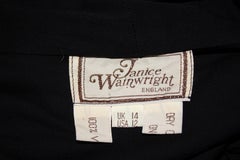 Vestido negro vintage Janice Wainwright