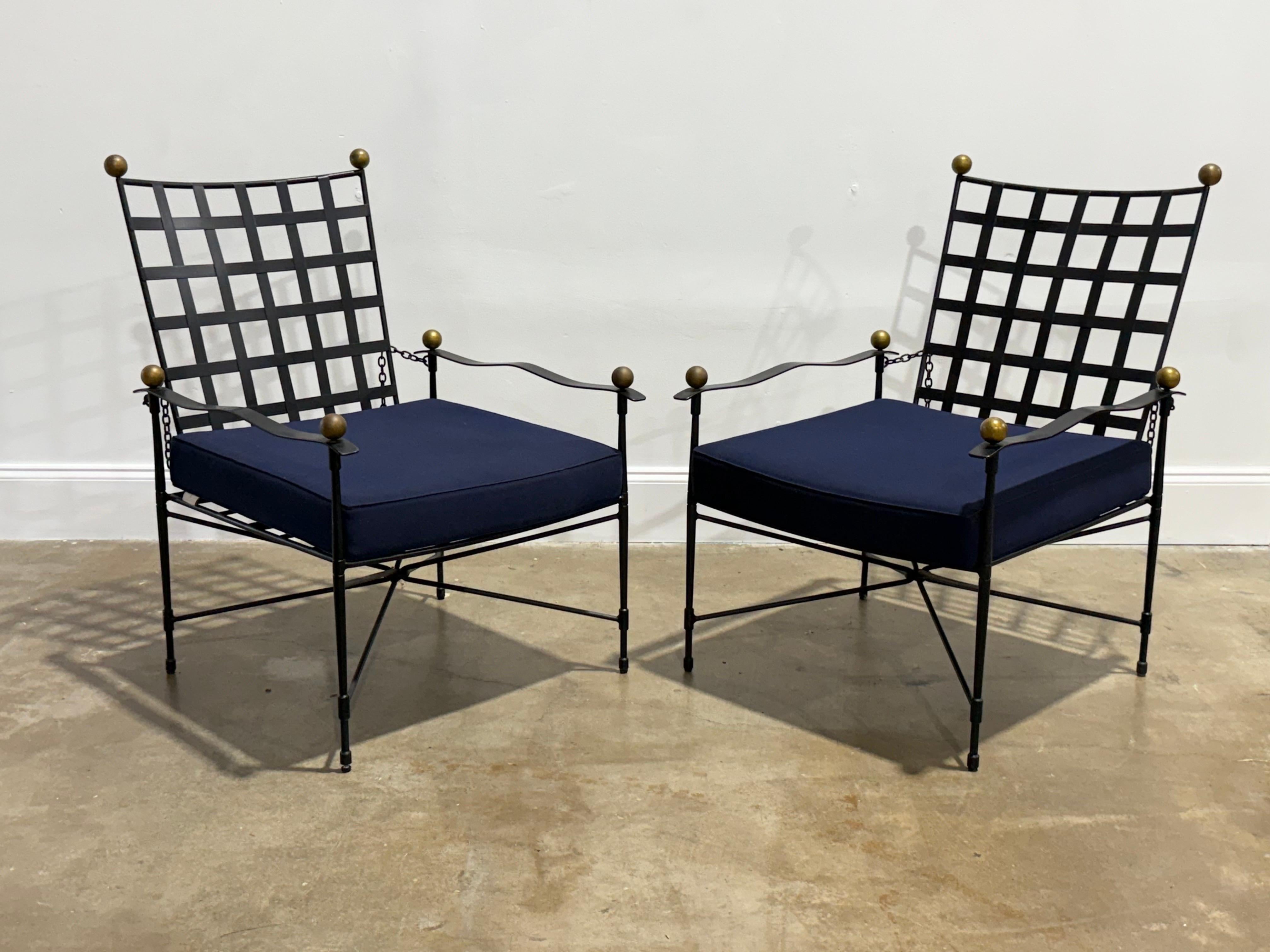 Vintage Janus et Cie Amalfi Lounge Chairs - after Mario Papperzini for Salterini For Sale 4
