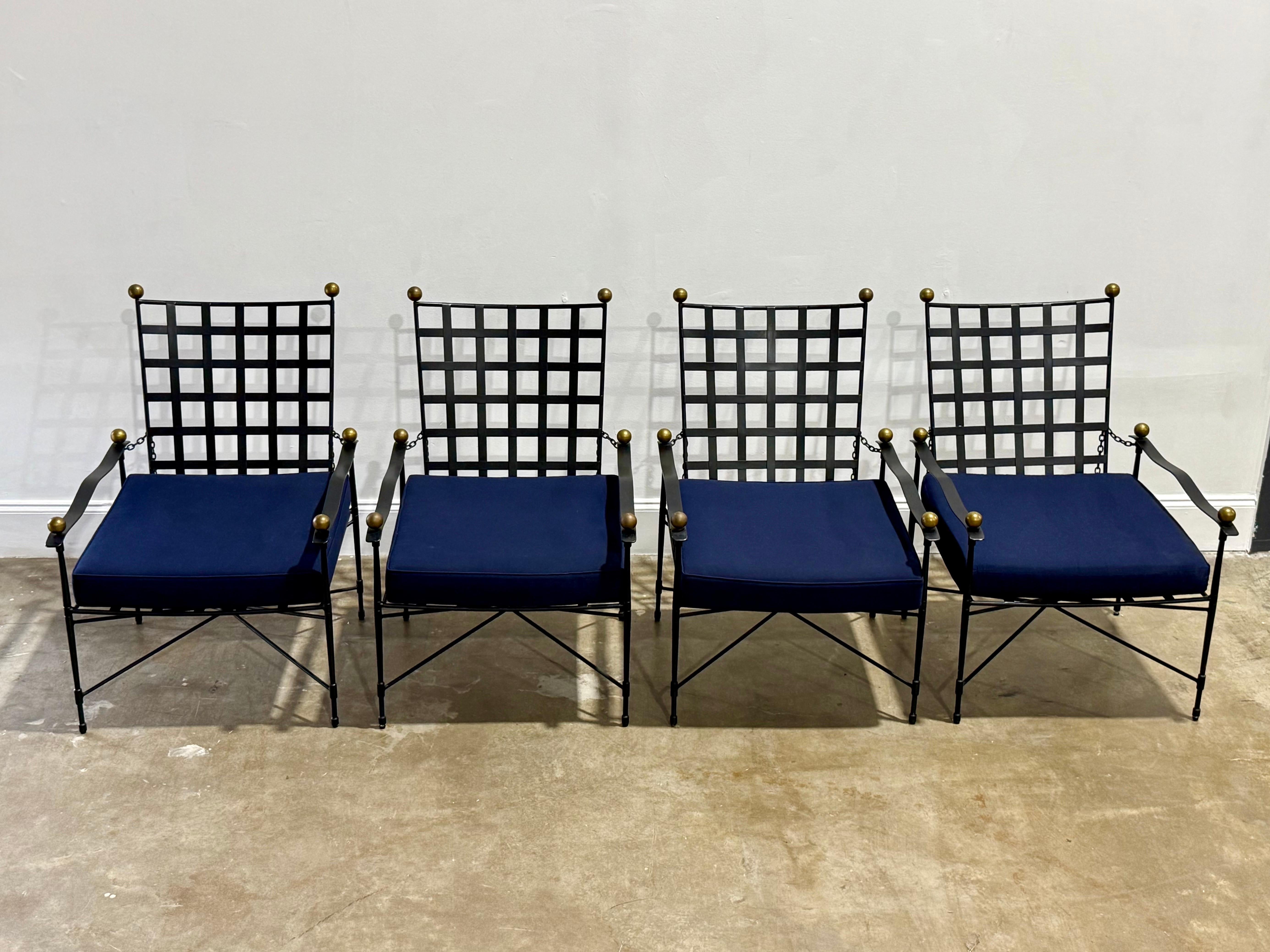 Mid-Century Modern Vintage Janus et Cie Amalfi Lounge Chairs - after Mario Papperzini for Salterini For Sale