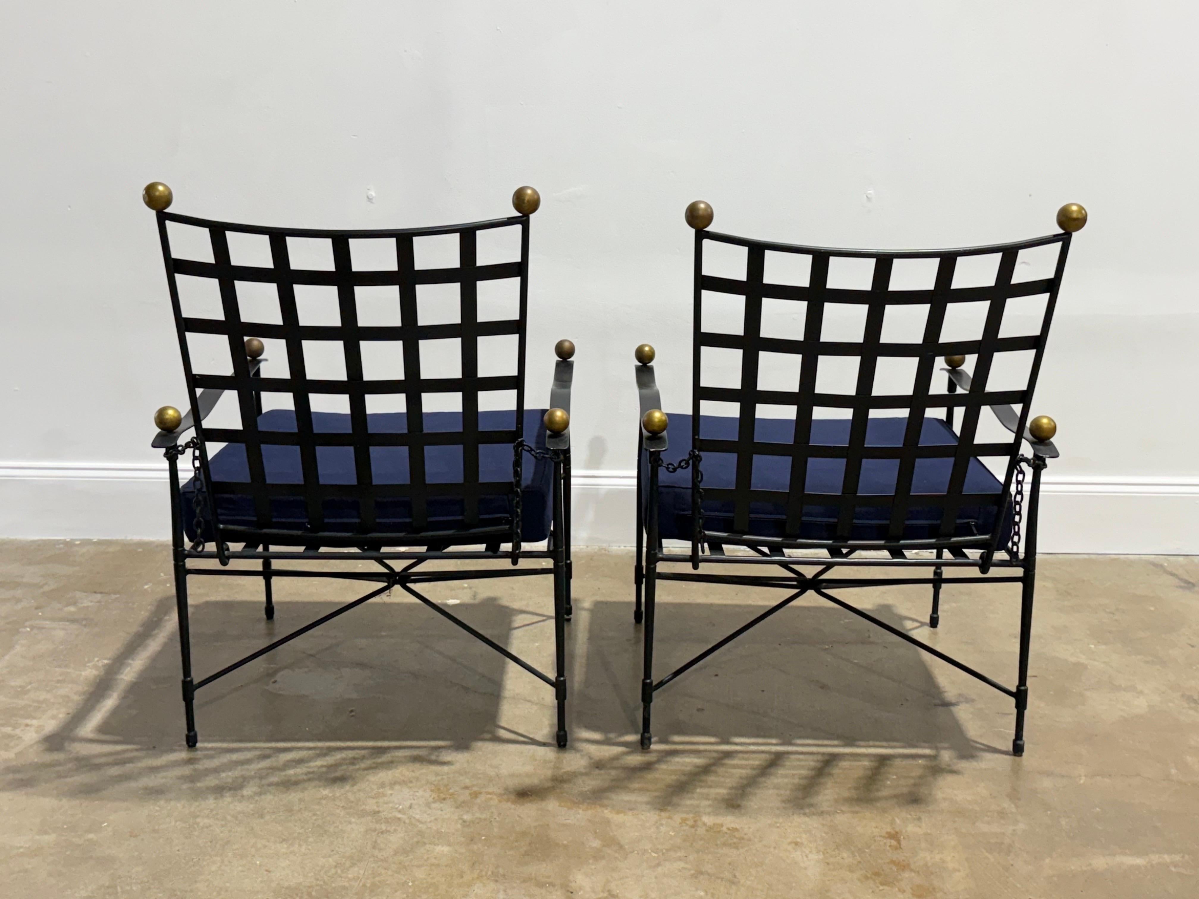 Vintage Janus et Cie Amalfi Lounge Chairs - after Mario Papperzini for Salterini For Sale 2