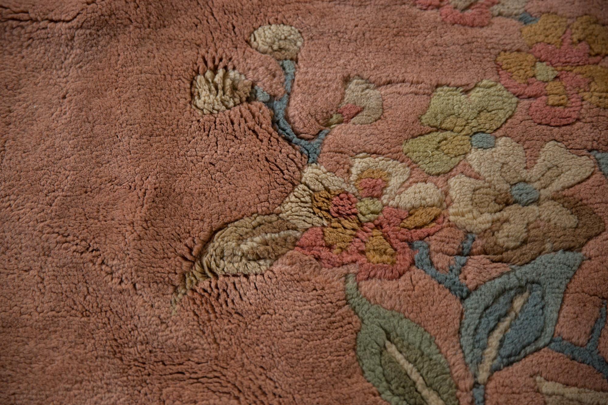 Vintage Japanese Art Deco Design Carpet For Sale 6