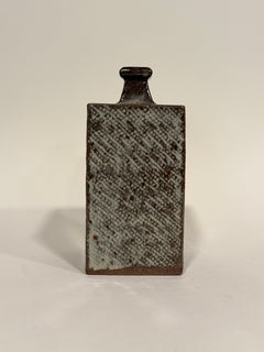 Jarrón japonés vintage con forma de botella, estilo Tatsuzo Shimaoka, de Mashiko