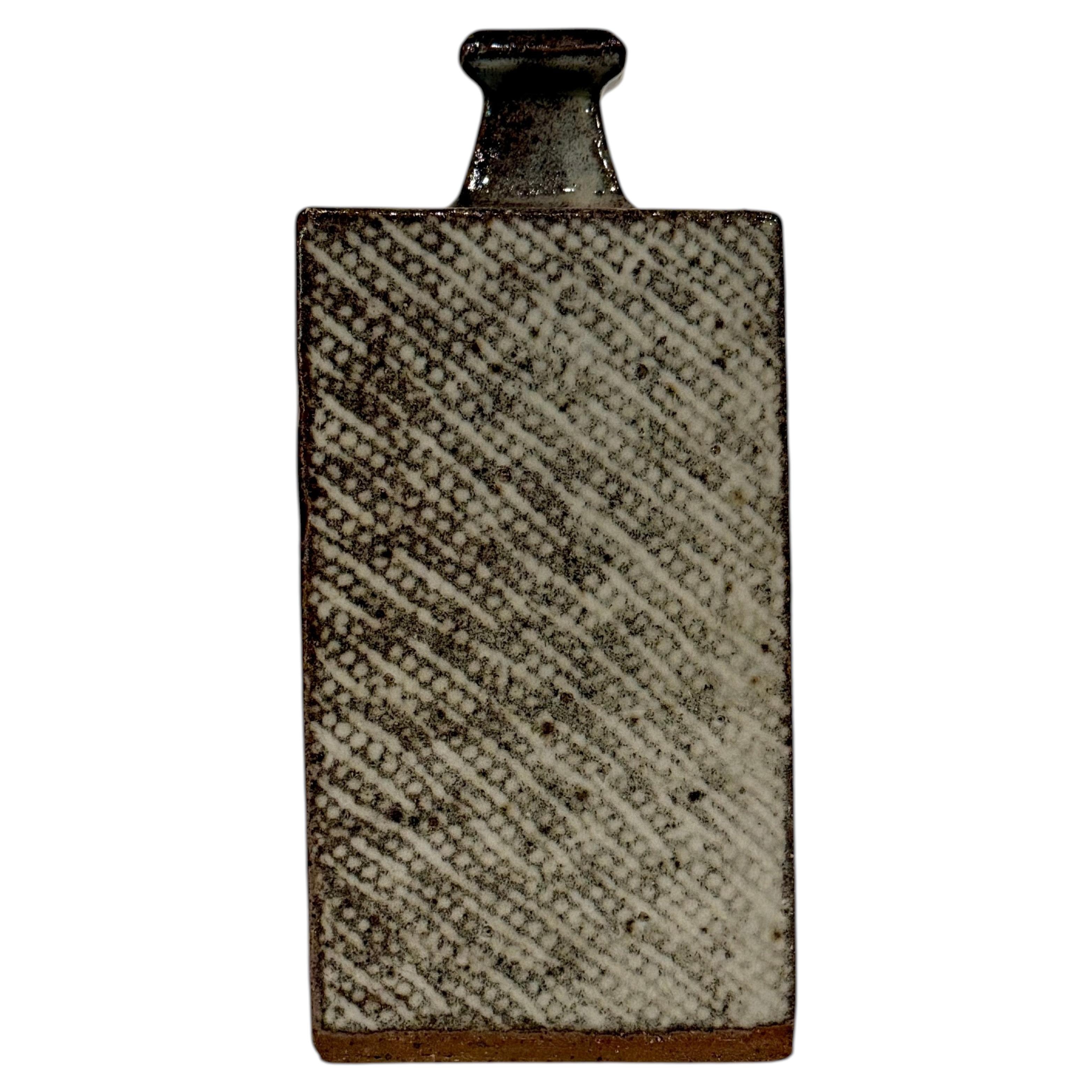 Vintage Japanese Bottle Vase Tatsuzo Shimaoka Style Mashiko