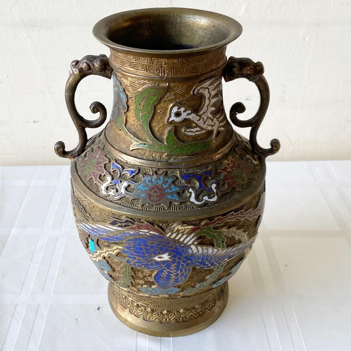 japanese brass vase