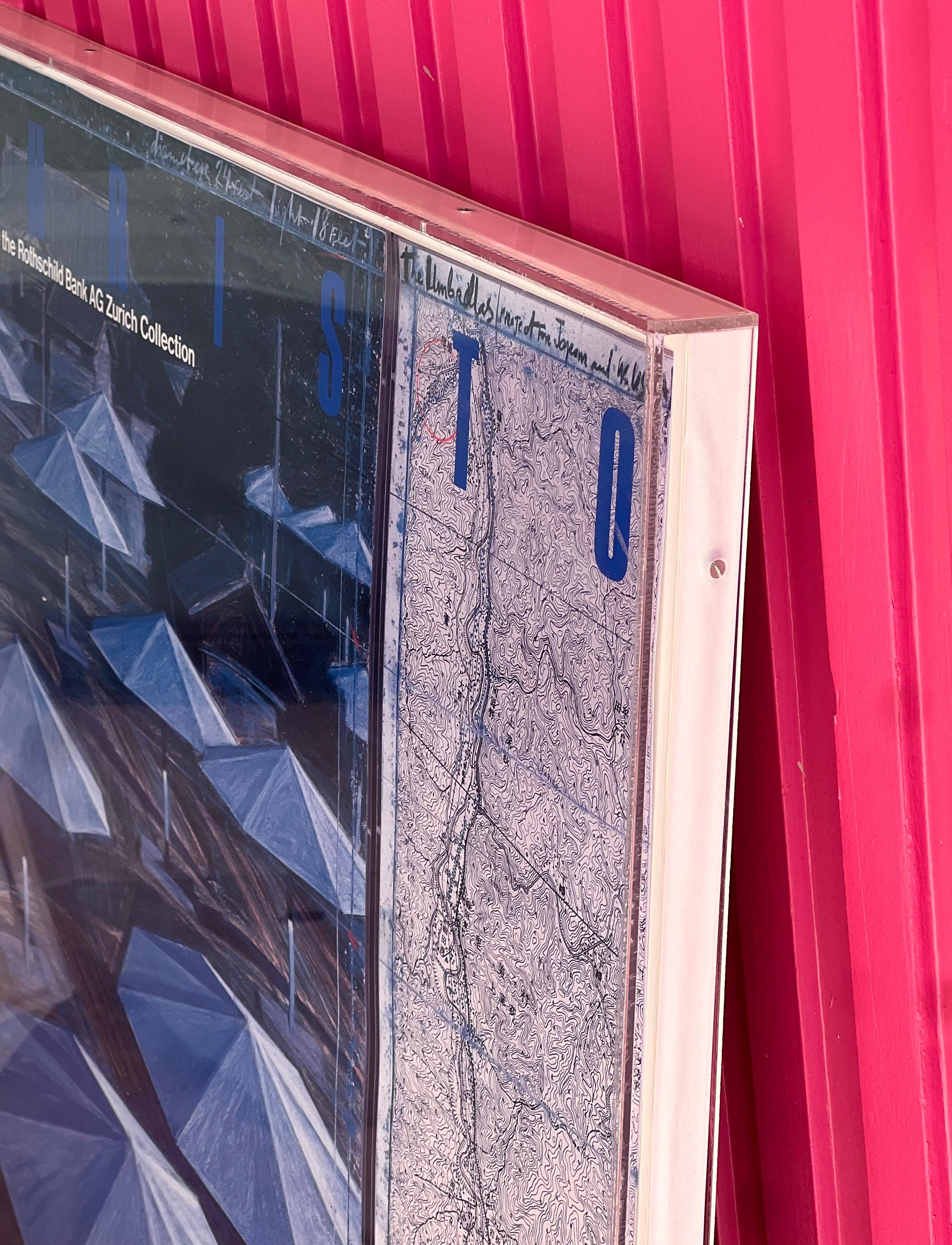 Poster d'epoca della mostra giapponese di Christo, 1987 in vendita 5