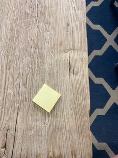 Vintage Japanese Elm Wood Coffee Table