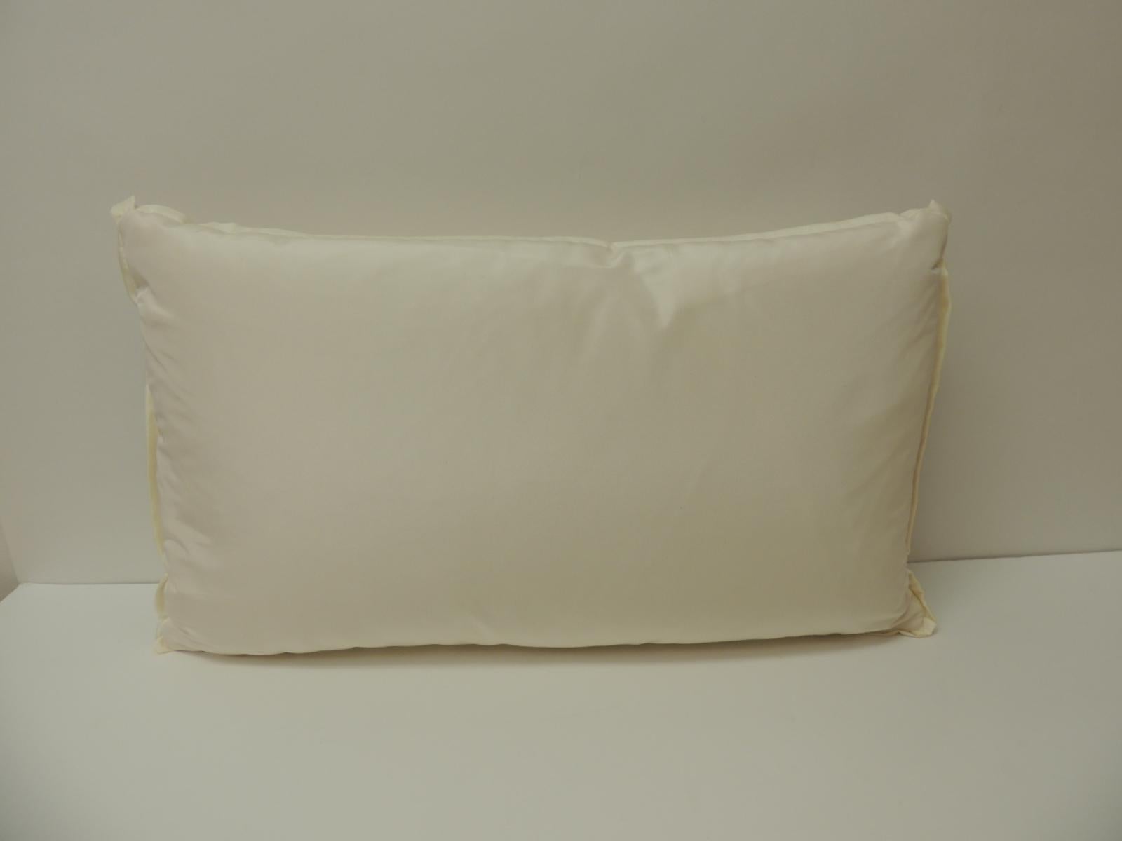 Vintage Japanese Green Obi Decorative Lumbar Pillow In Good Condition In Oakland Park, FL