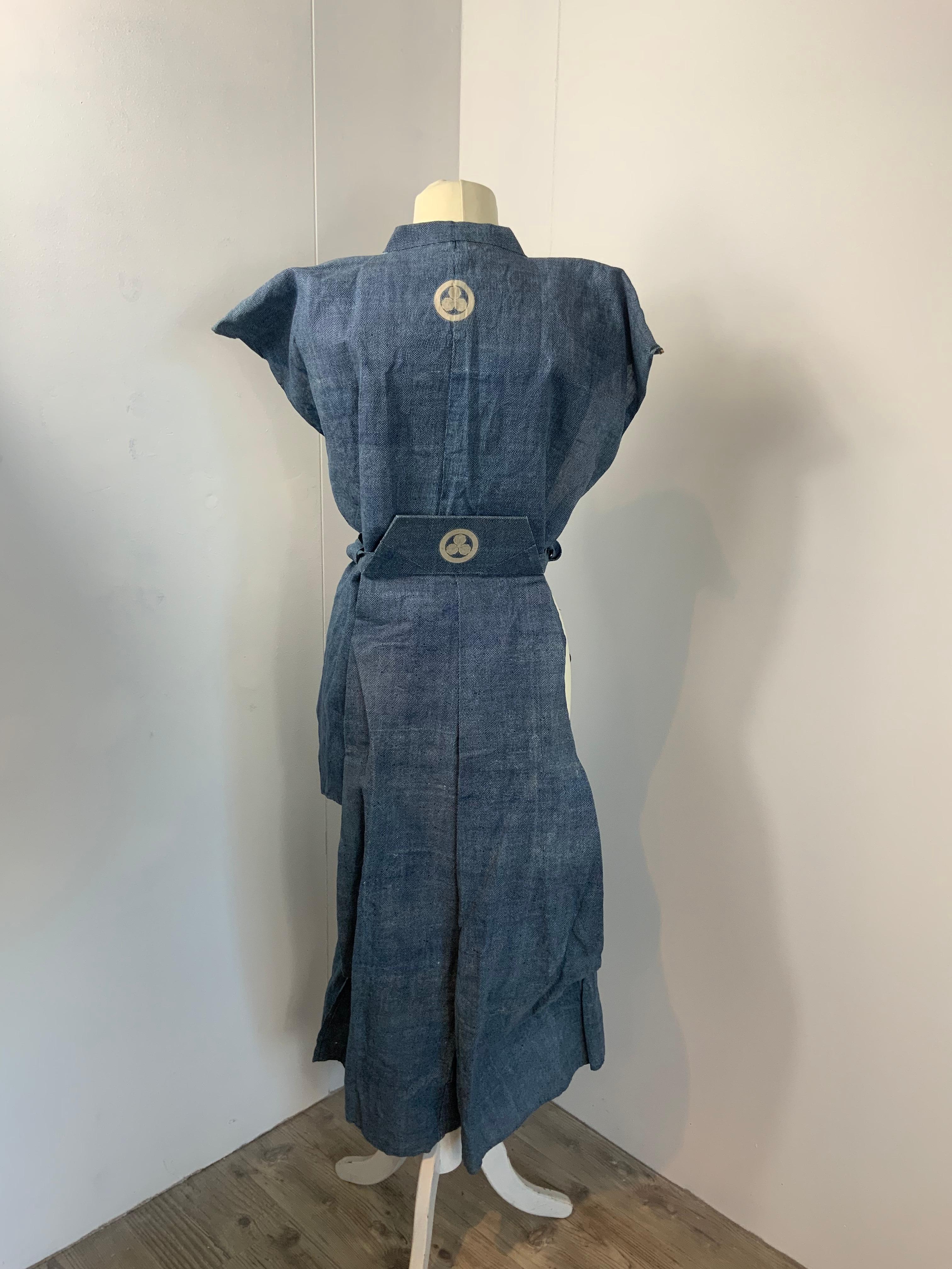 Vintage Japanese Hakama In Fair Condition For Sale In Carnate, IT