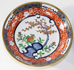 Vintage Japanese Imari Porcelain Bowl Hand-Painted for Geary's Beverly Hill