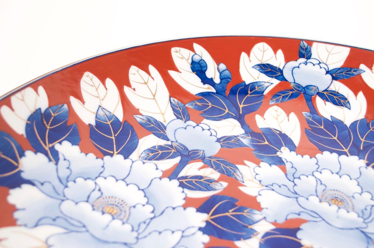 Vintage Japanese Imari Porcelain Floral Charger 3