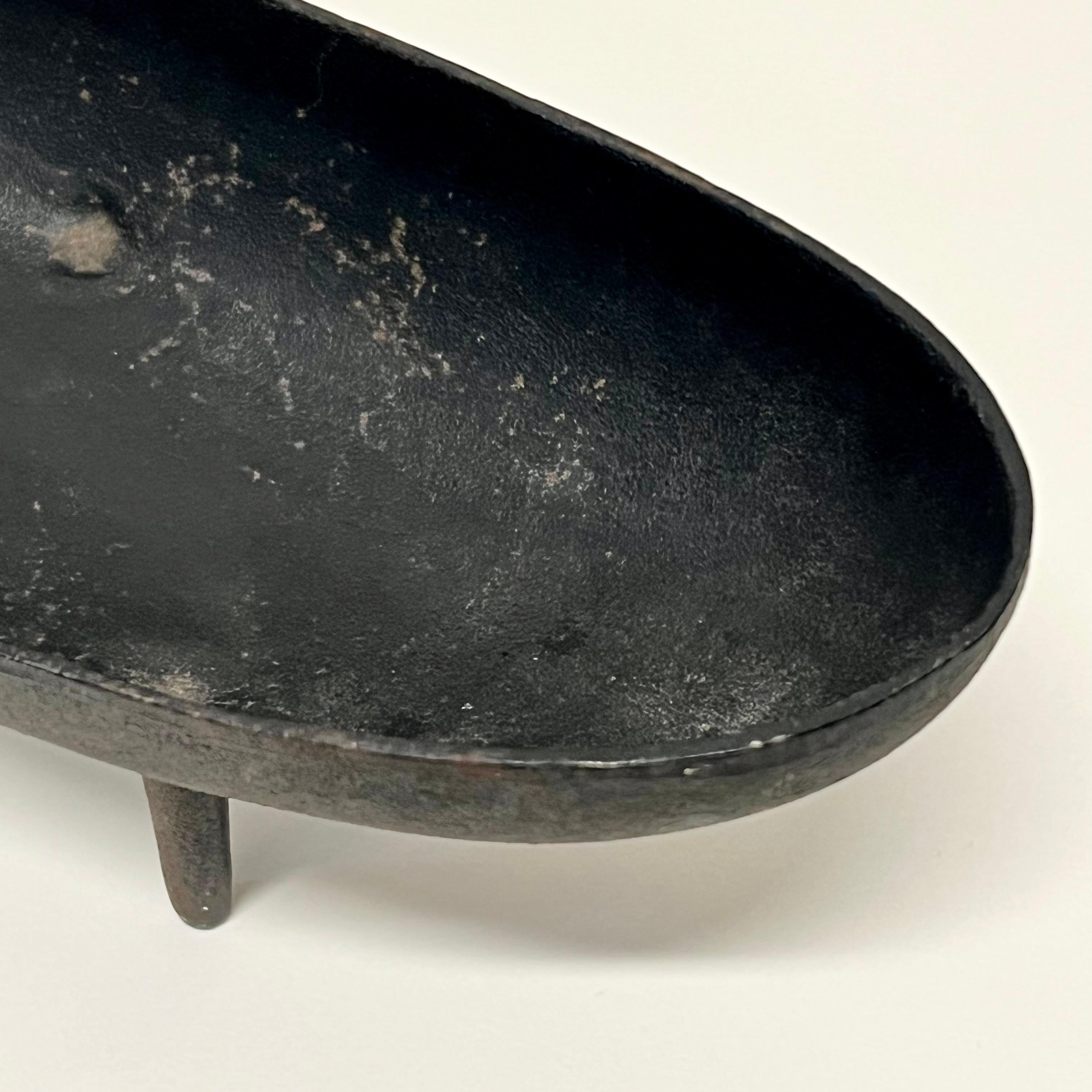 Vintage Japanese Iron Ikebana, circa 1950s 1