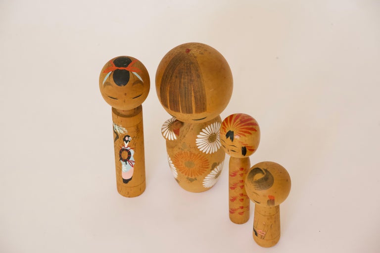 Vintage Japanese Kokeshi Dolls For Sale at 1stDibs