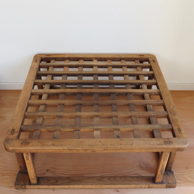 Vintage Japanese Kotatsu Table Japanese Coffee Table Hinoki Wood with