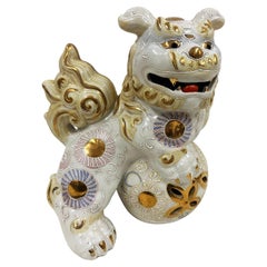 Vintage Japanese Kutani Porcelain Foo Dog TOYO Made in Japan