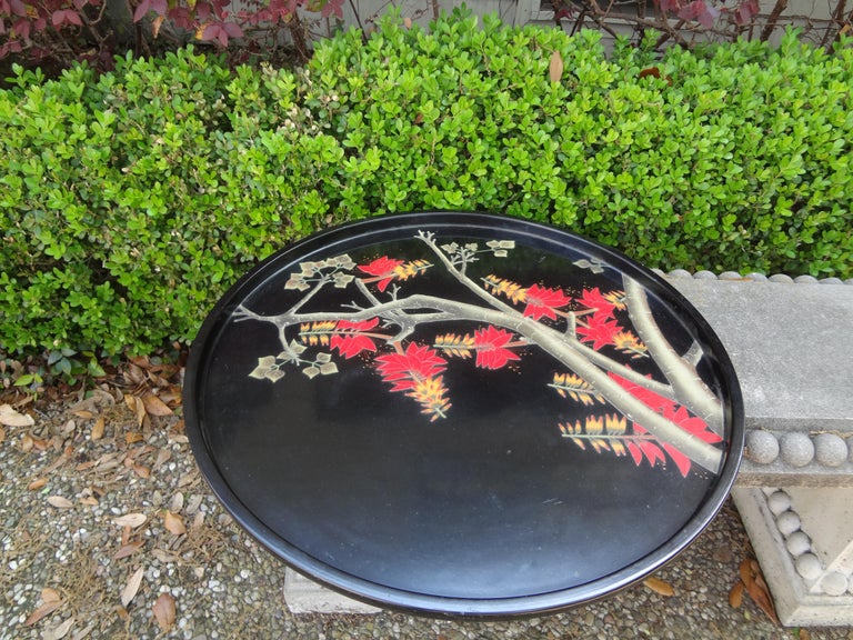 Vintage Japanese Lacquer Tray 5