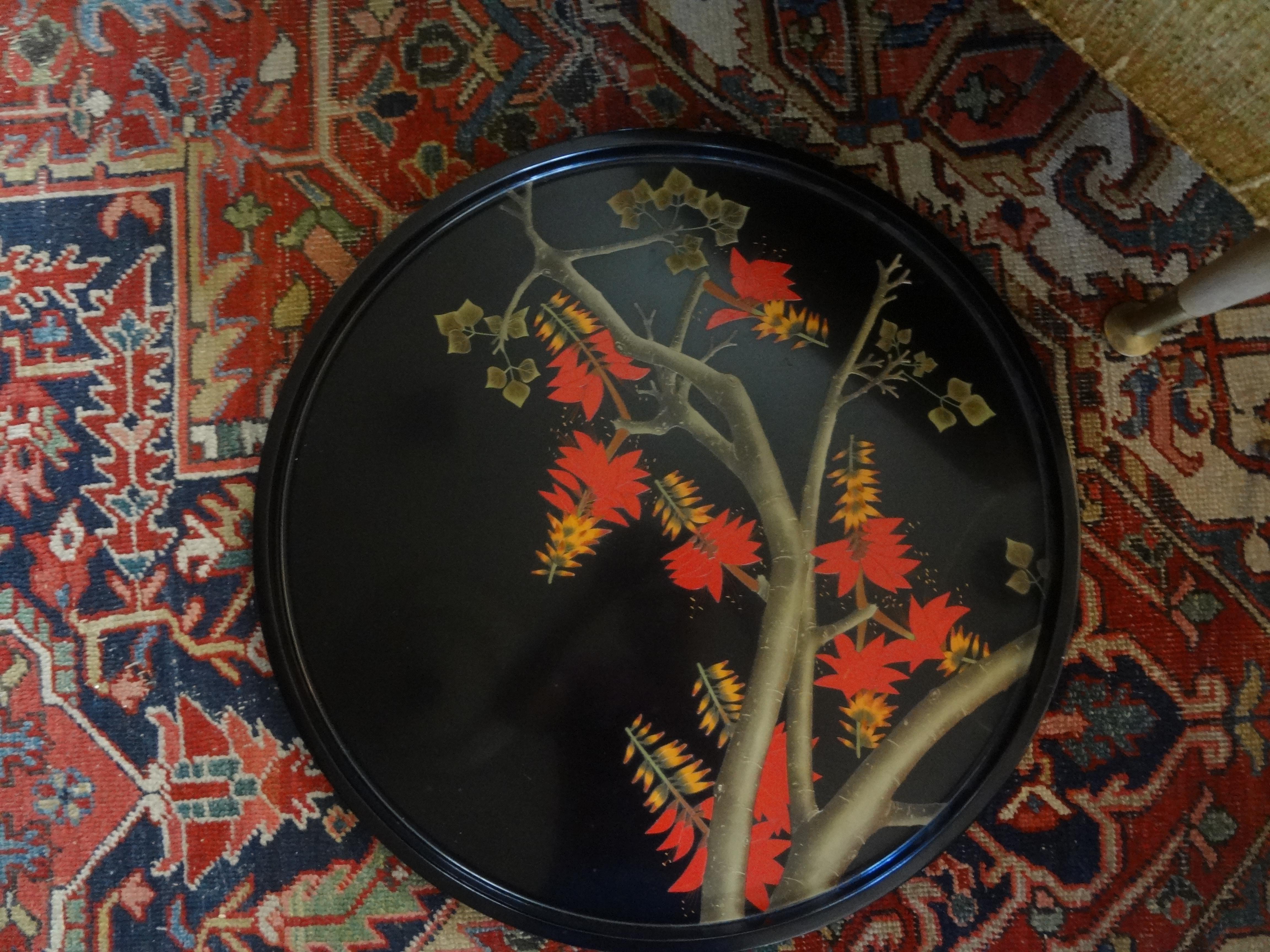 Vintage Japanese Lacquer Tray 1