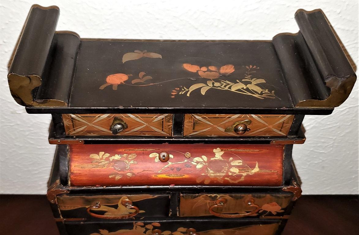 antique japanese trinket box