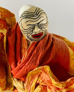 Vintage Japanese Lord or Warrior Doll, Figurine or Statue